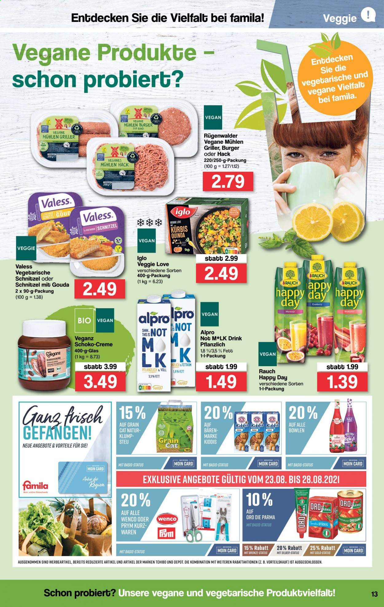 famila Prospekte  - 23.08.2021 - 28.08.2021. Seite 13