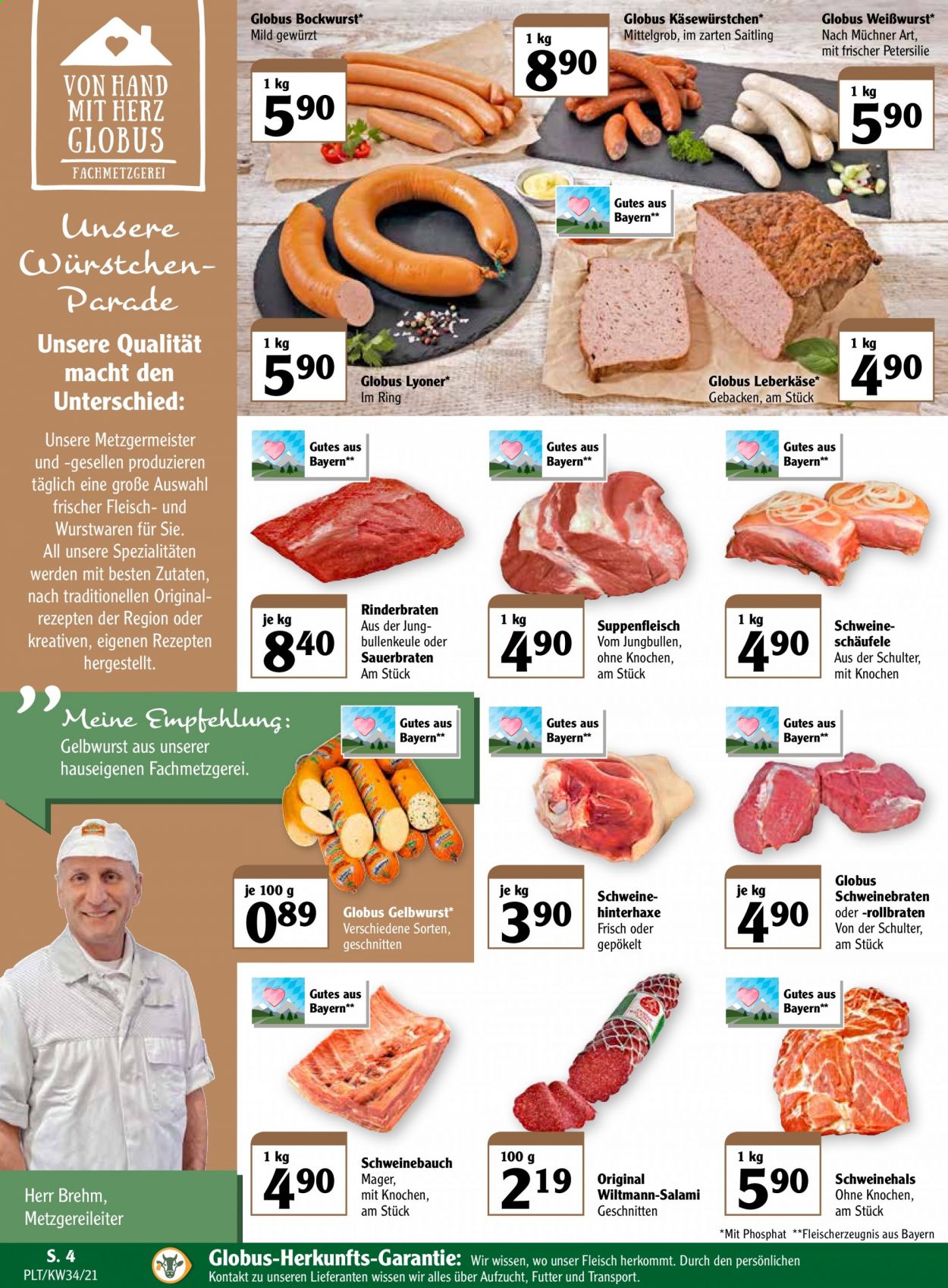 Globus Prospekte  - 23.08.2021 - 28.08.2021. Seite 4