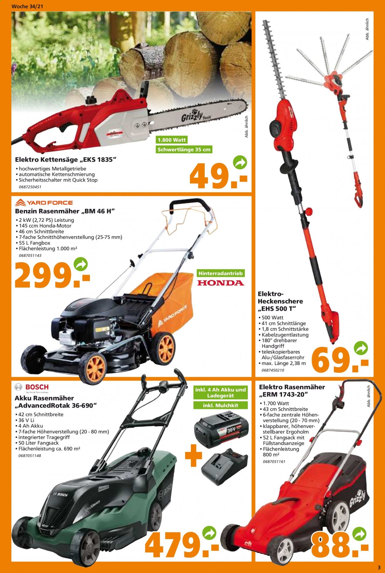 Globus Baumarkt Prospekte  - 23.08.2021 - 28.08.2021. Seite 3