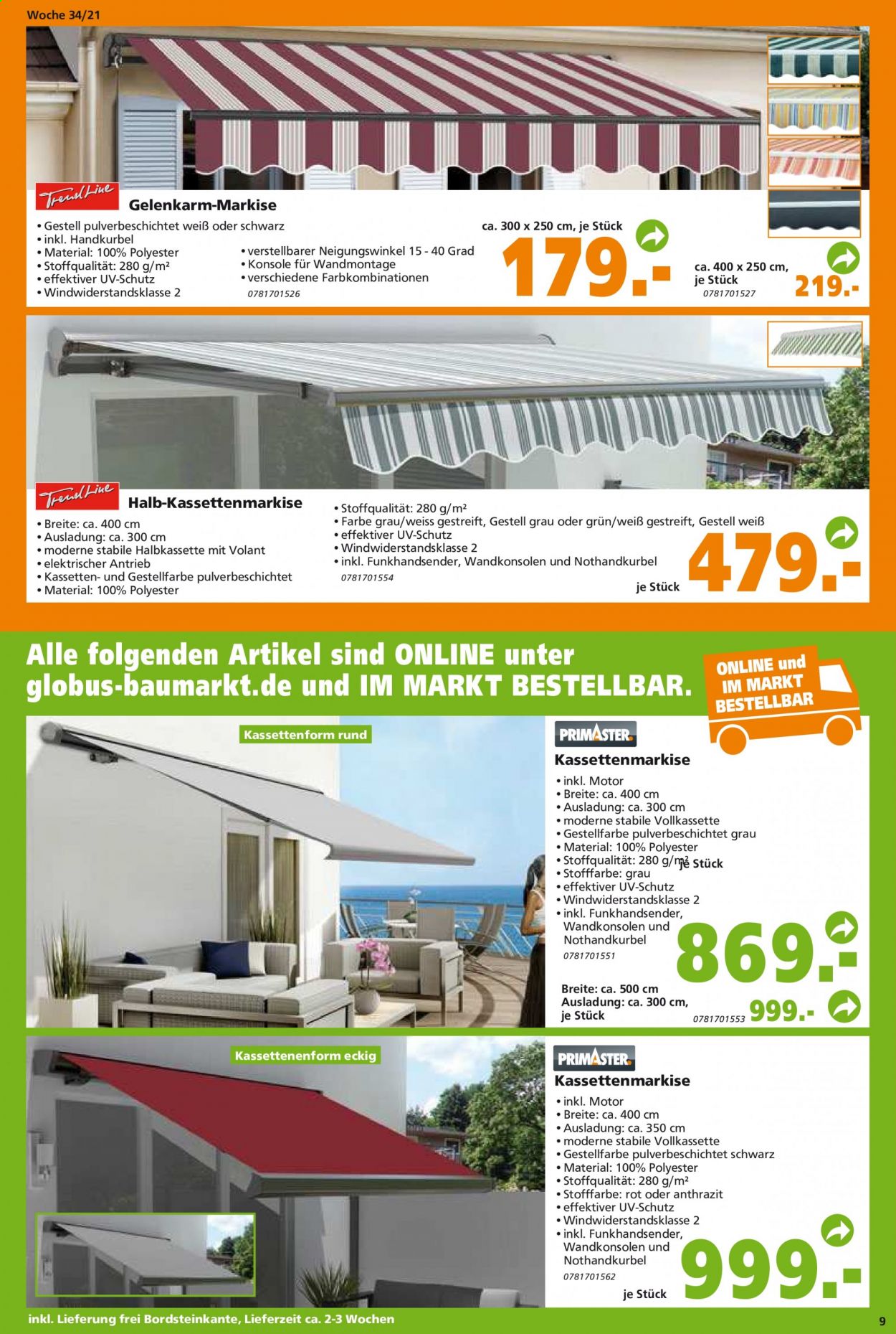 Globus Baumarkt Prospekte  - 23.08.2021 - 28.08.2021. Seite 9