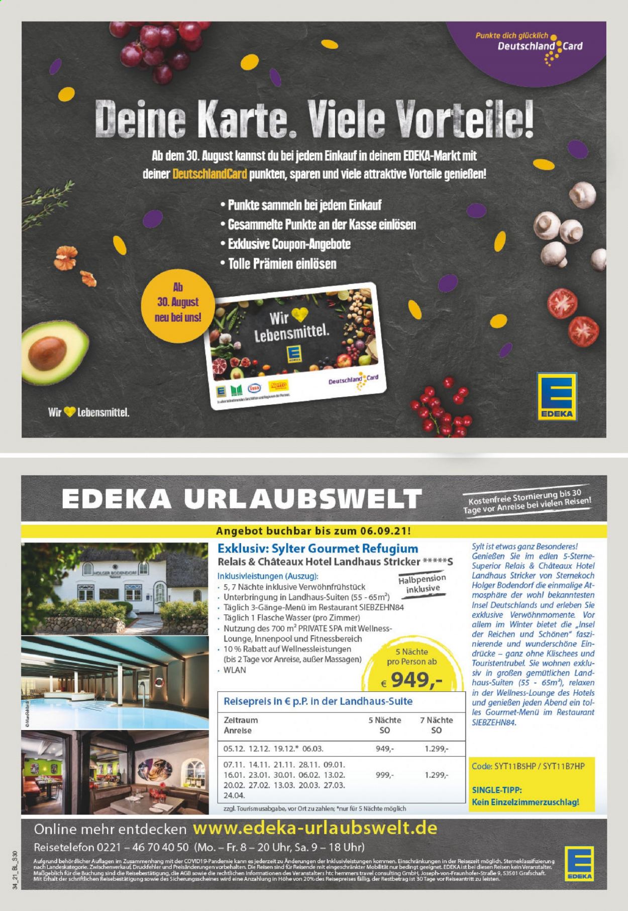 Edeka Prospekte  - 23.08.2021 - 28.08.2021. Seite 30