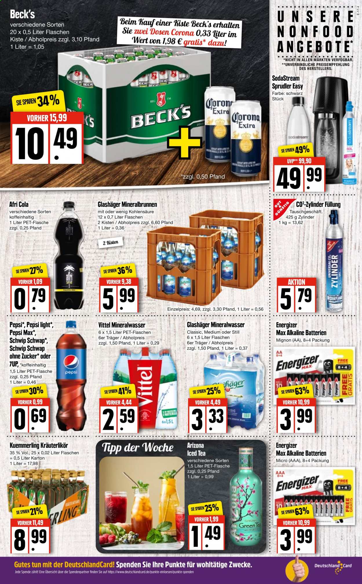 Edeka Prospekte  - 23.08.2021 - 28.08.2021. Seite 17