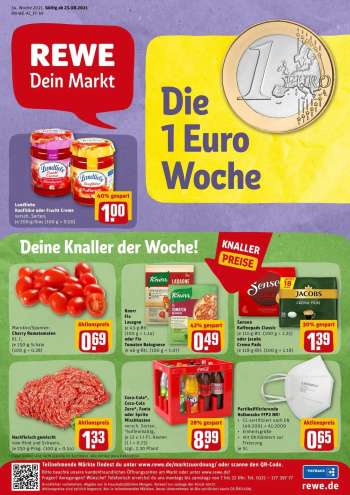 Prospekte REWE - 23.8.2021 - 28.8.2021.