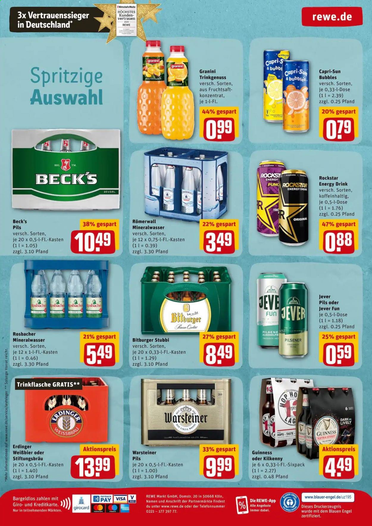 REWE Prospekte  - 23.08.2021 - 28.08.2021. Seite 20