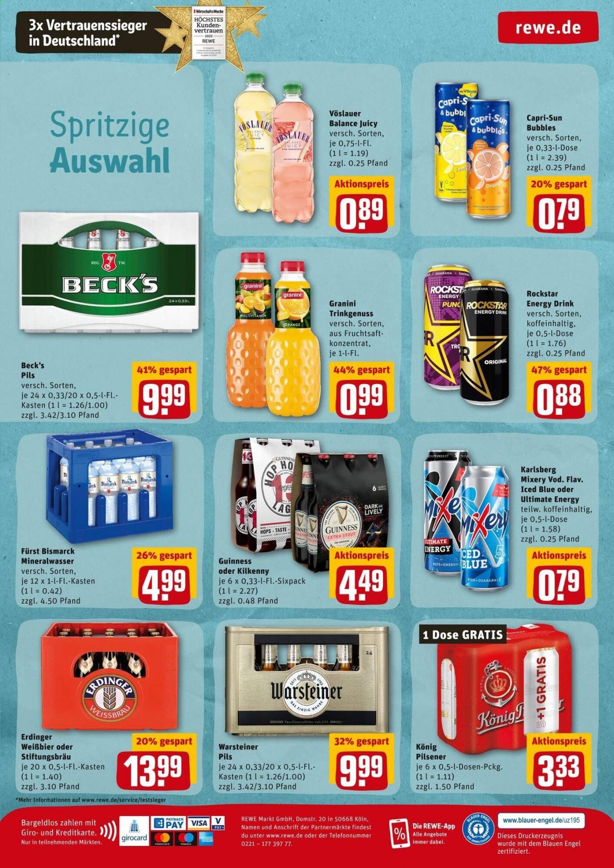 REWE Prospekte  - 23.08.2021 - 28.08.2021. Seite 17