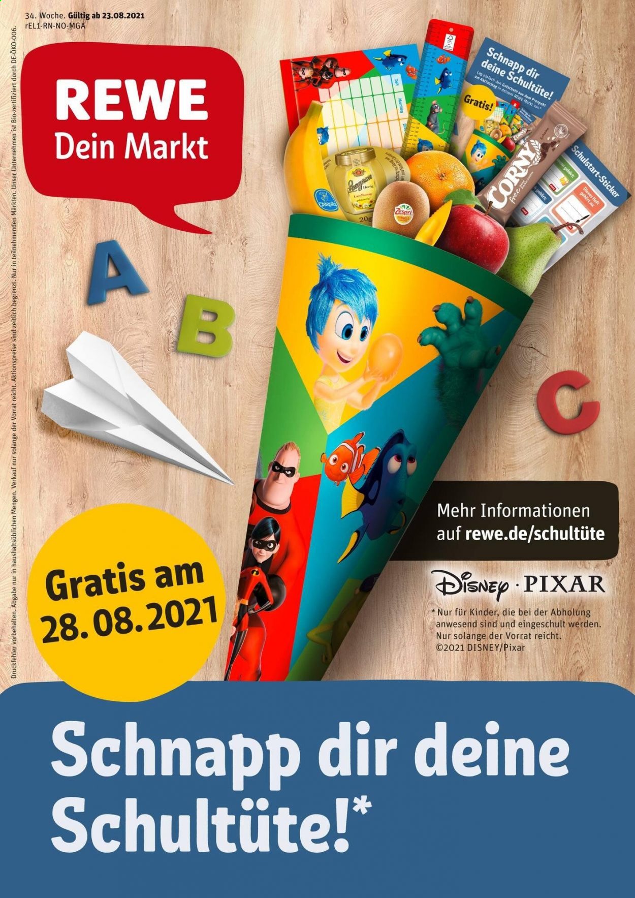 REWE Prospekte  - 23.08.2021 - 28.08.2021. Seite 18