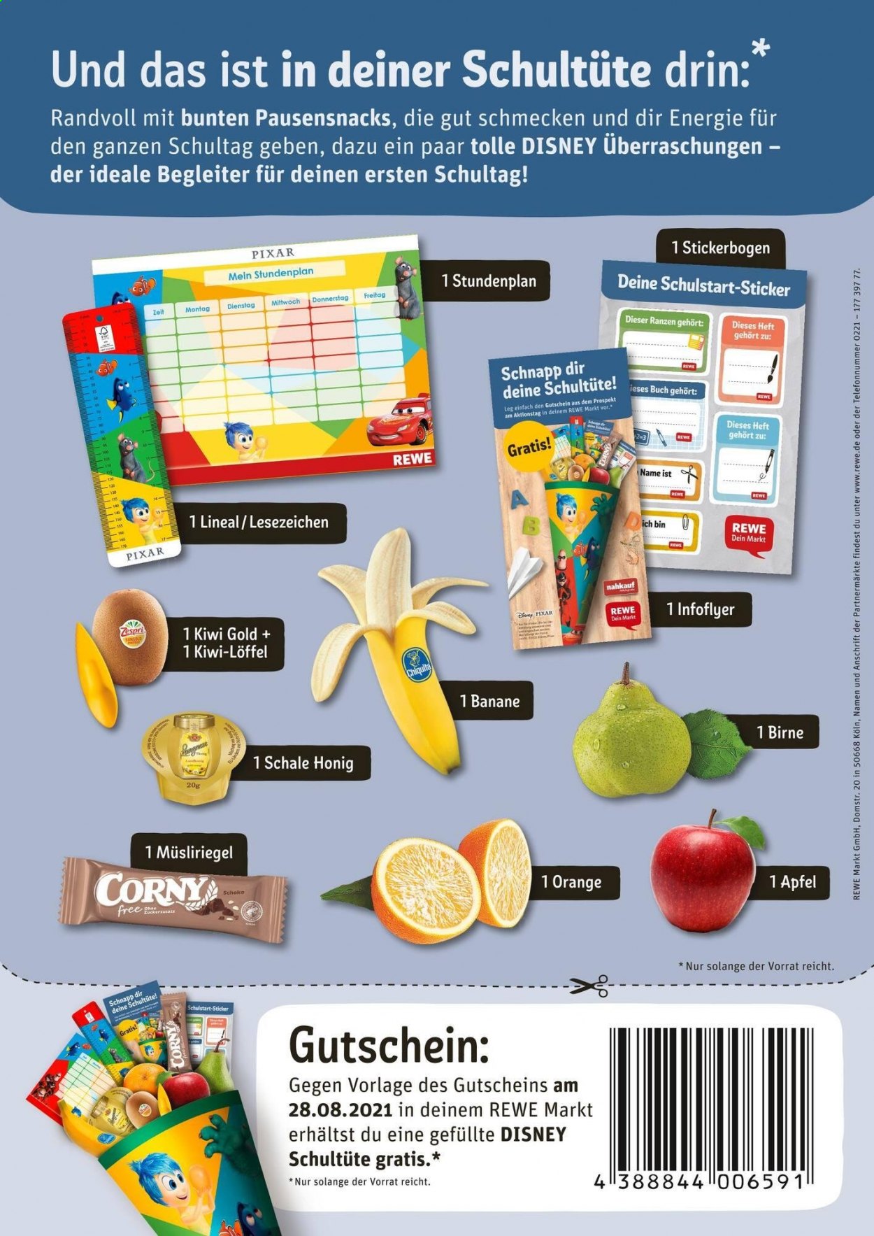 REWE Prospekte  - 23.08.2021 - 28.08.2021. Seite 21