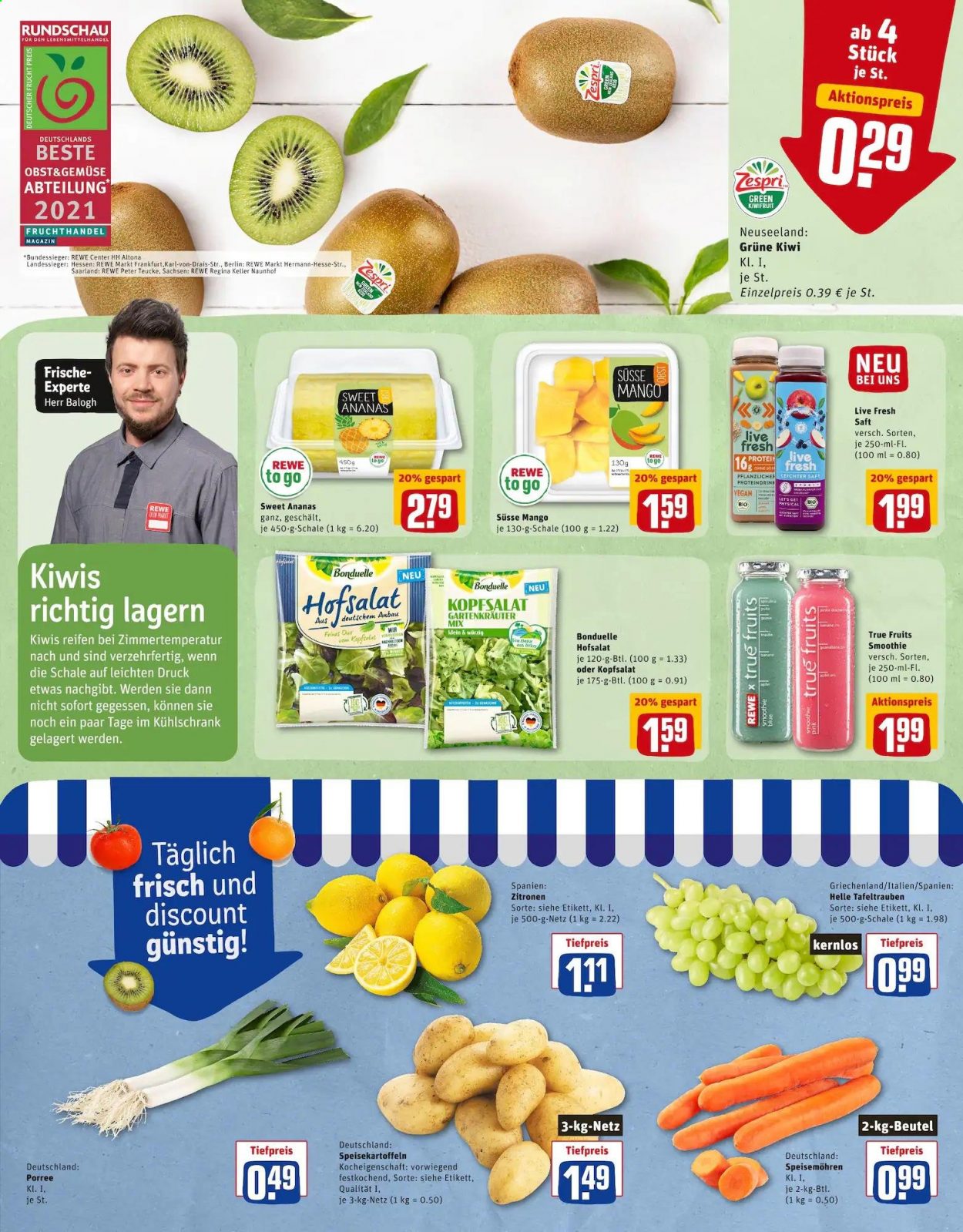 REWE Prospekte  - 23.08.2021 - 28.08.2021. Seite 4