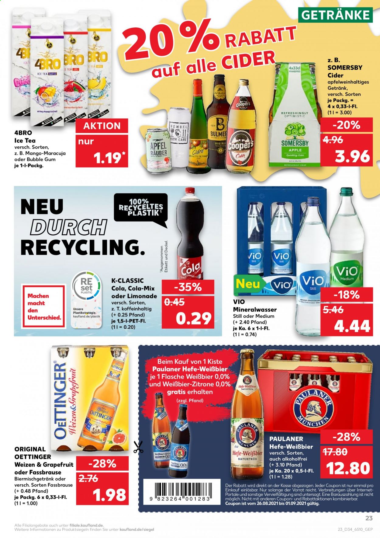 Kaufland Prospekte  - 26.08.2021 - 1.09.2021. Seite 23