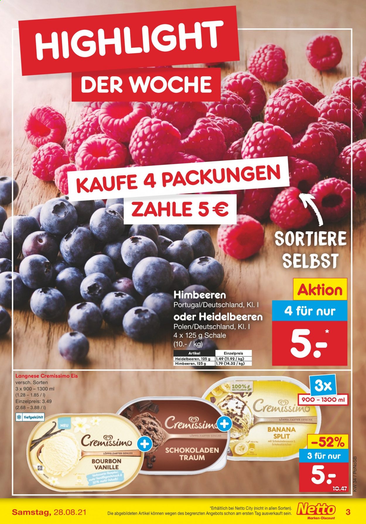 Netto Marken-Discount Prospekte  - 23.08.2021 - 28.08.2021. Seite 3