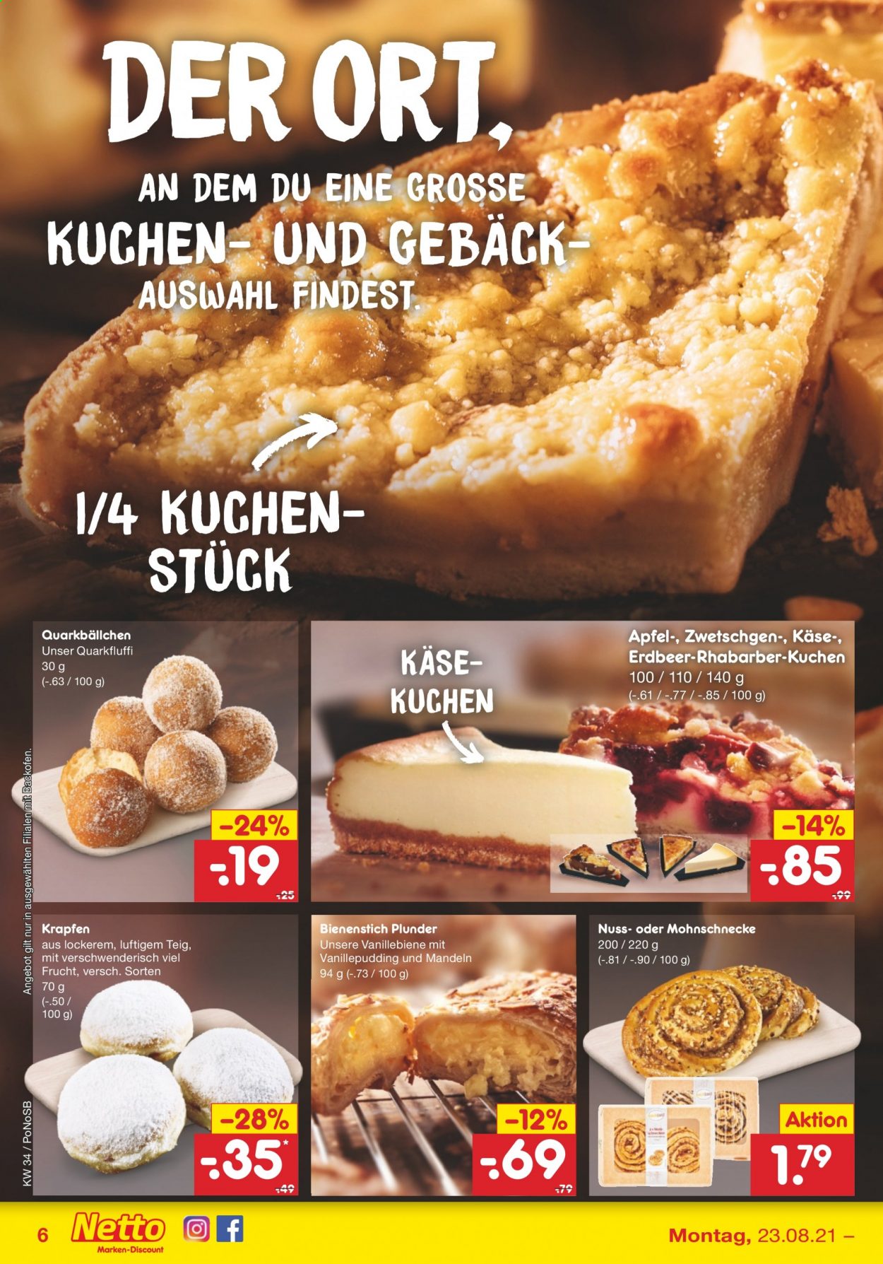 Netto Marken-Discount Prospekte  - 23.08.2021 - 28.08.2021. Seite 6