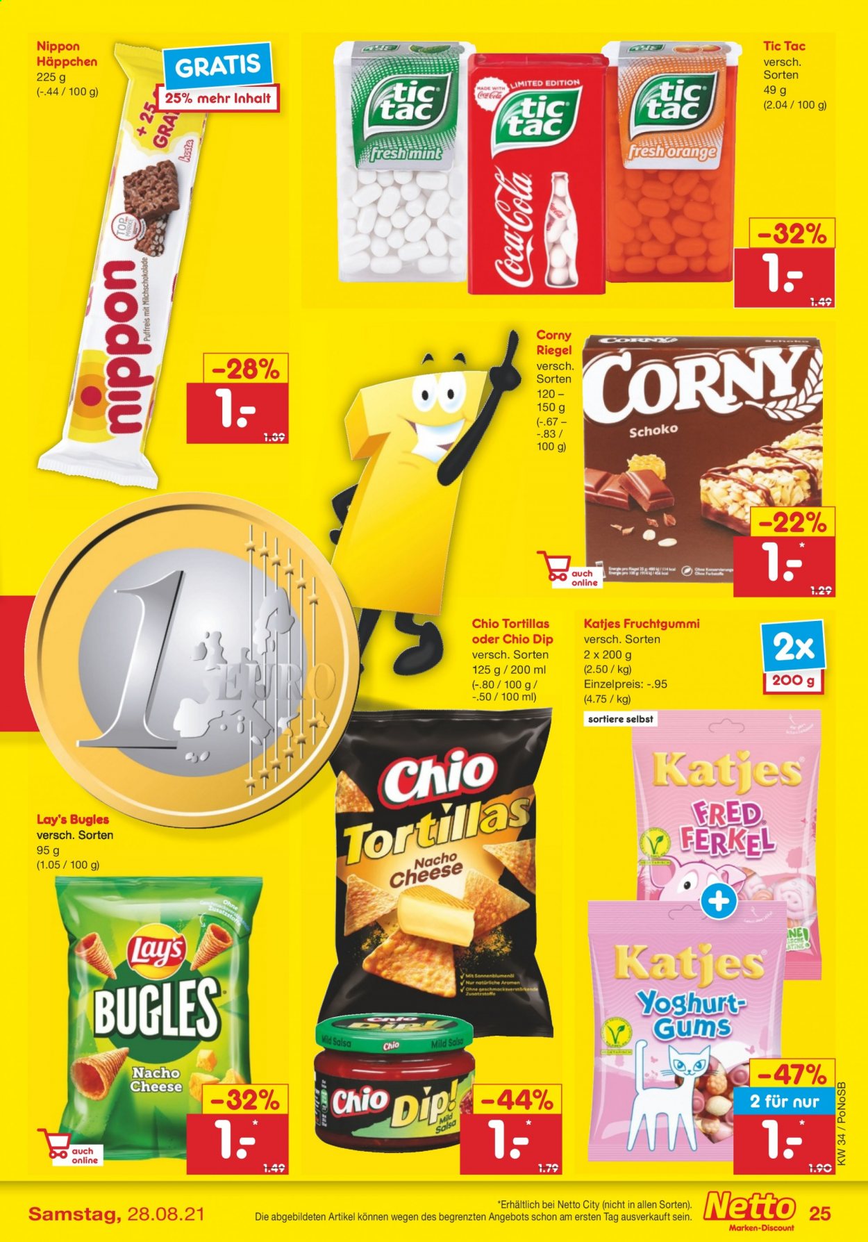 Netto Marken-Discount Prospekte  - 23.08.2021 - 28.08.2021. Seite 25
