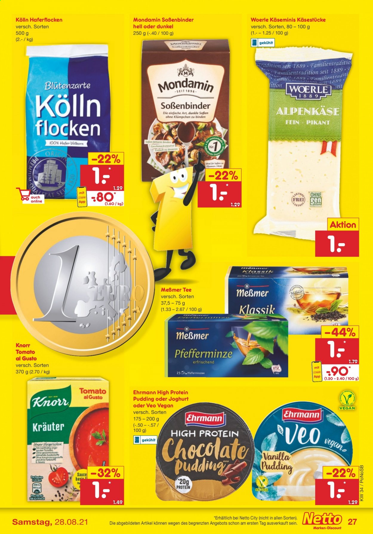 Netto Marken-Discount Prospekte  - 23.08.2021 - 28.08.2021. Seite 27