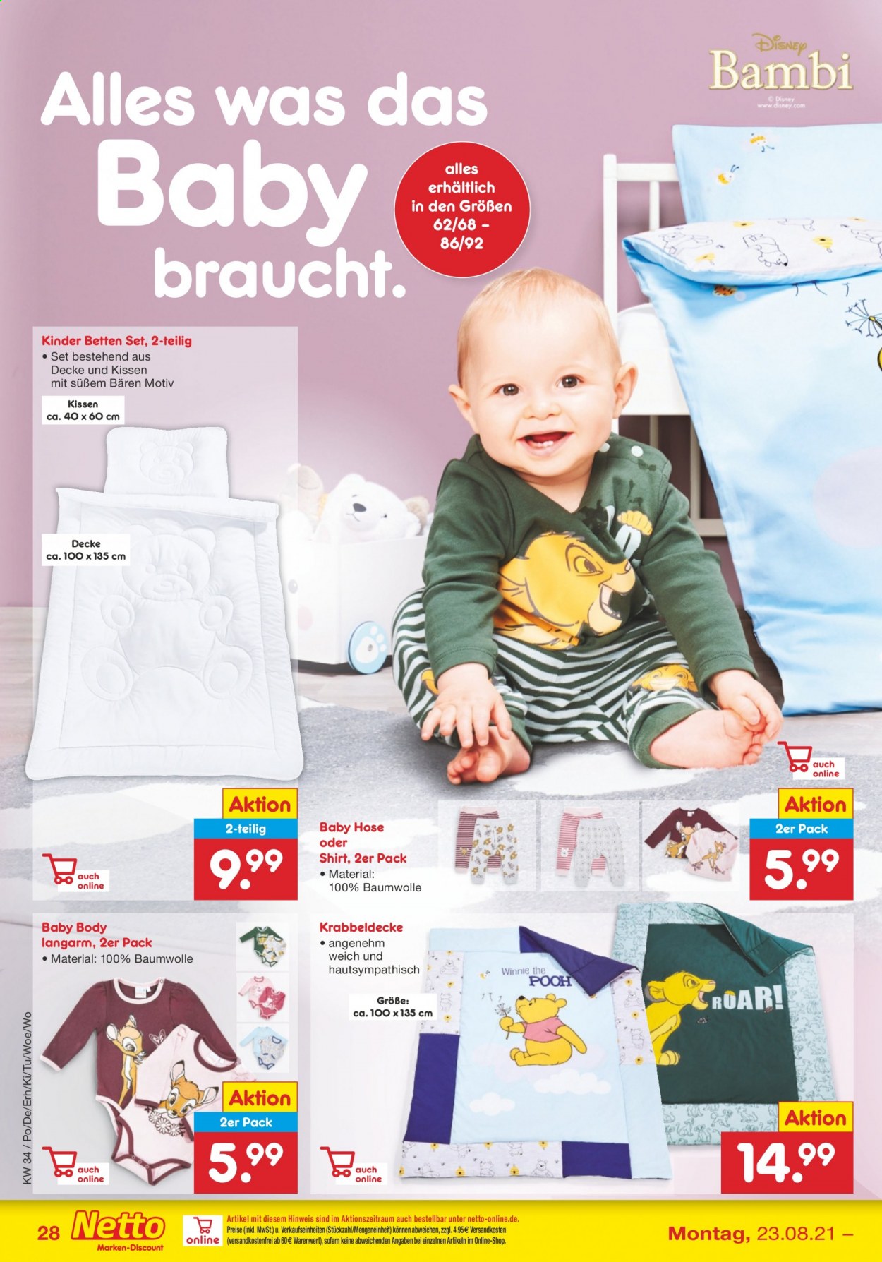 Netto Marken-Discount Prospekte  - 23.08.2021 - 28.08.2021. Seite 28