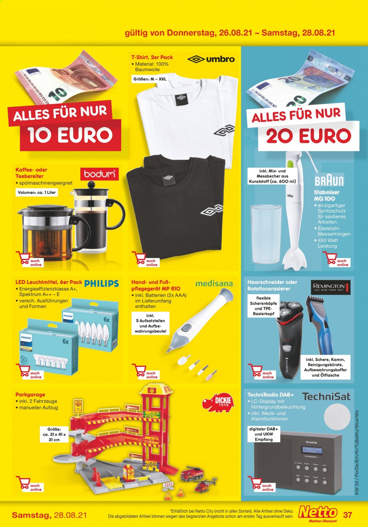 Netto Marken-Discount Prospekte  - 23.08.2021 - 28.08.2021. Seite 37