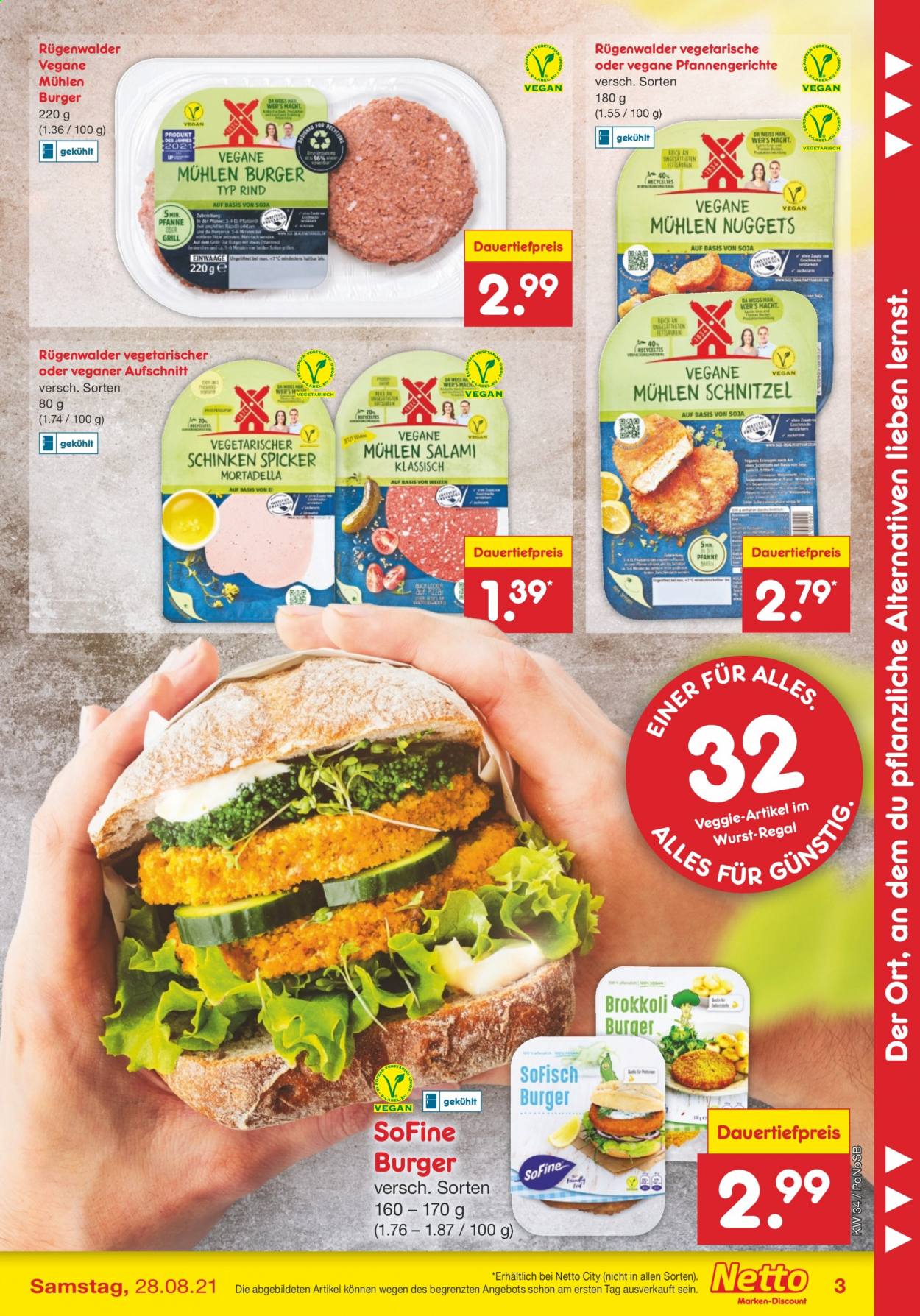 Netto Marken-Discount Prospekte  - 23.08.2021 - 28.08.2021. Seite 43