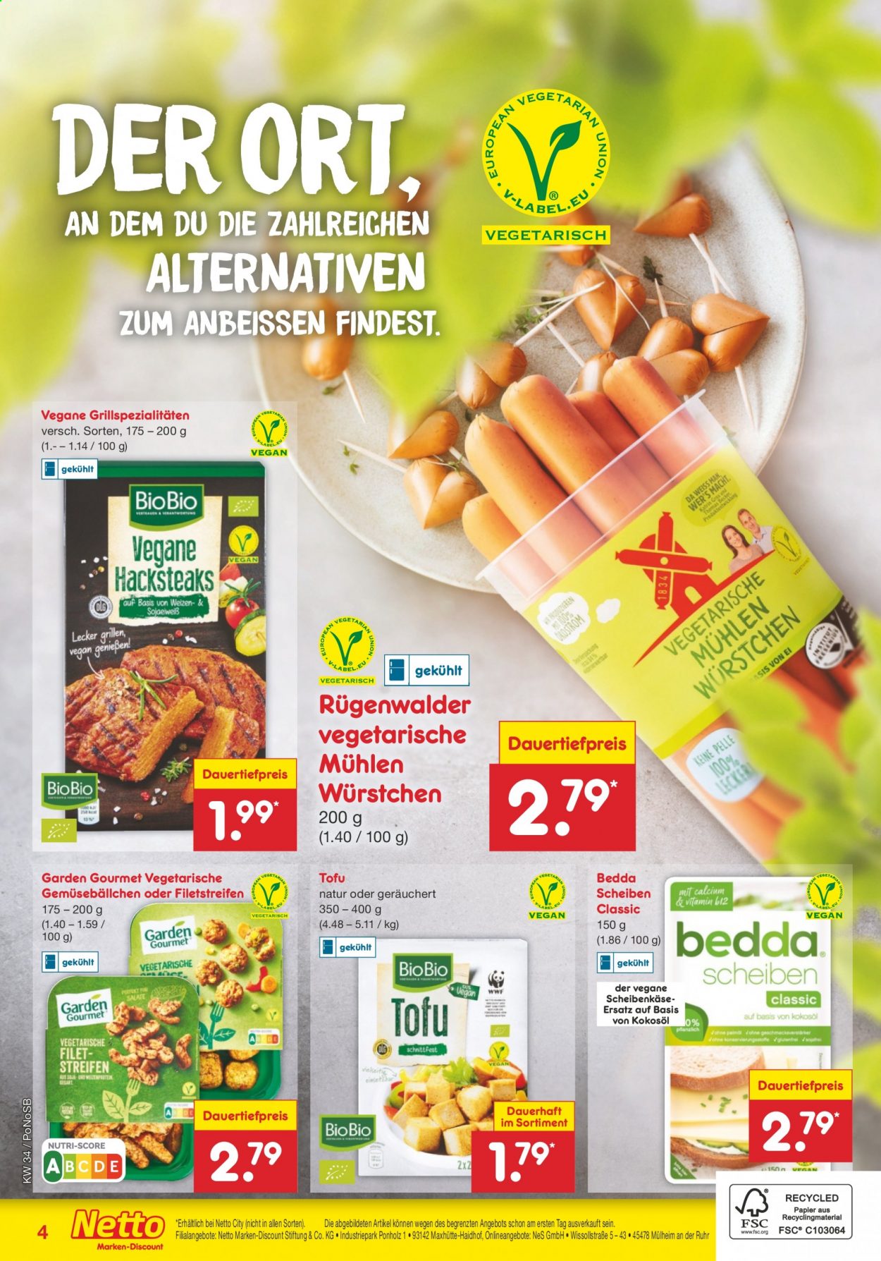 Netto Marken-Discount Prospekte  - 23.08.2021 - 28.08.2021. Seite 44
