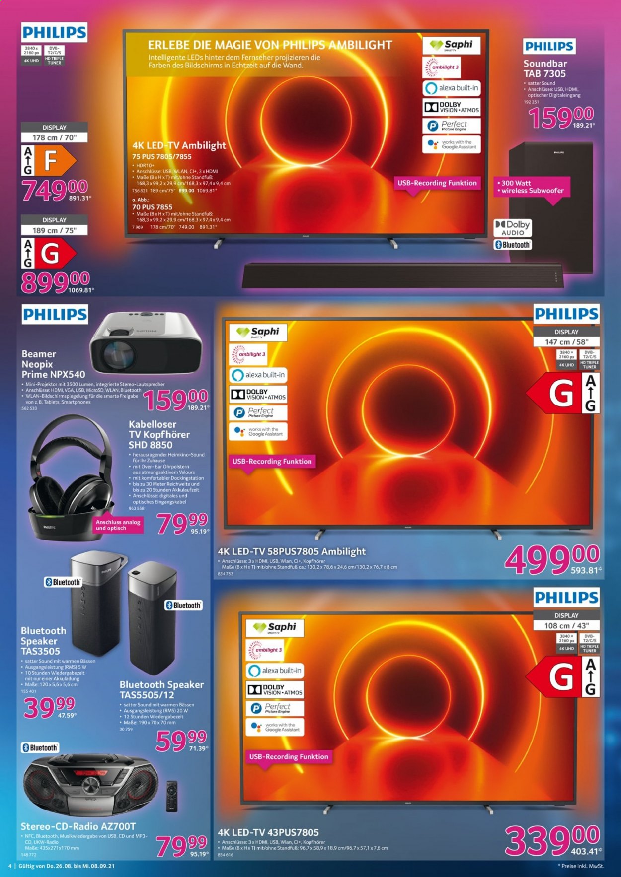 Selgros Prospekte  - 26.08.2021 - 8.09.2021. Seite 4