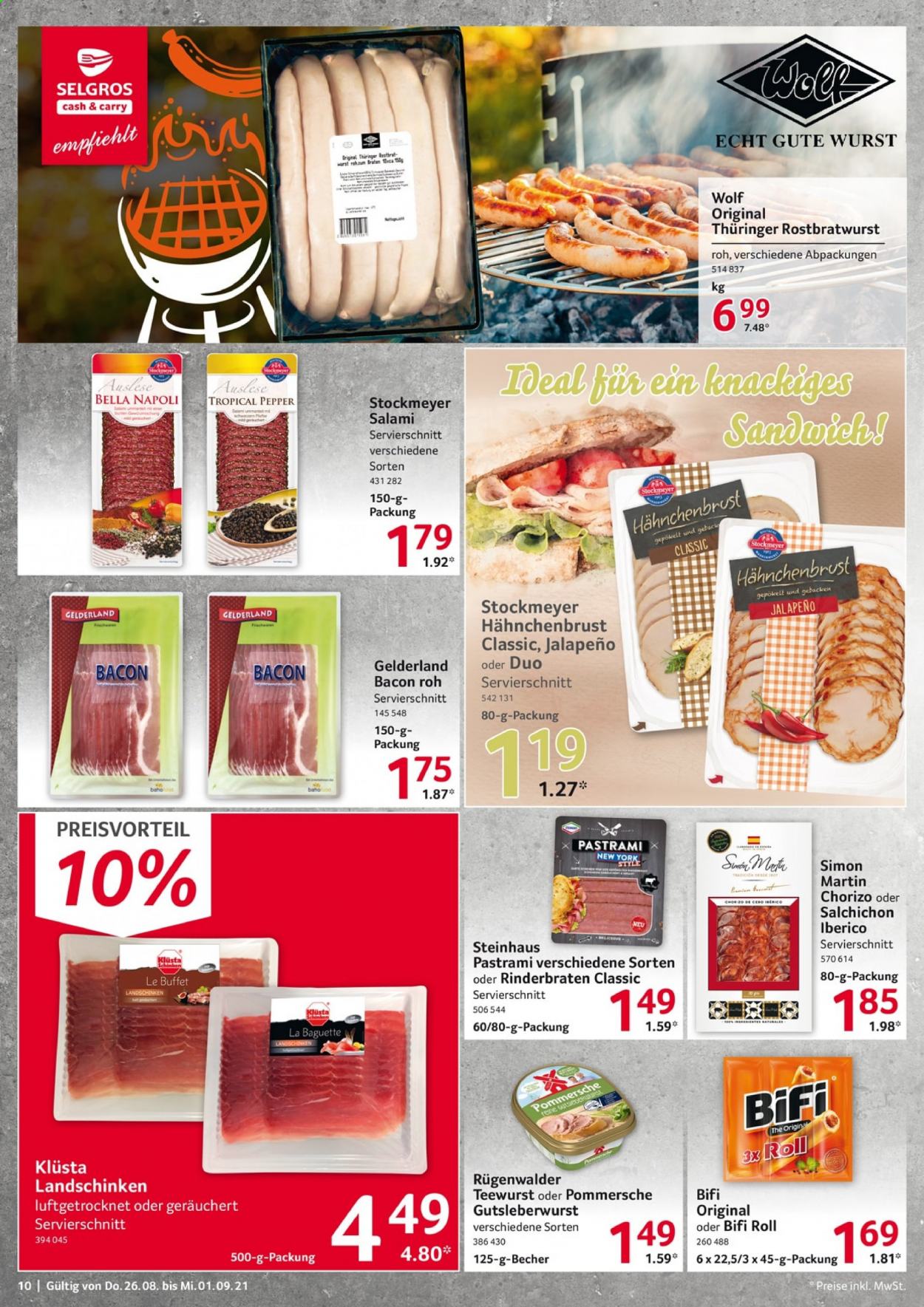 Selgros Prospekte  - 26.08.2021 - 1.09.2021. Seite 10