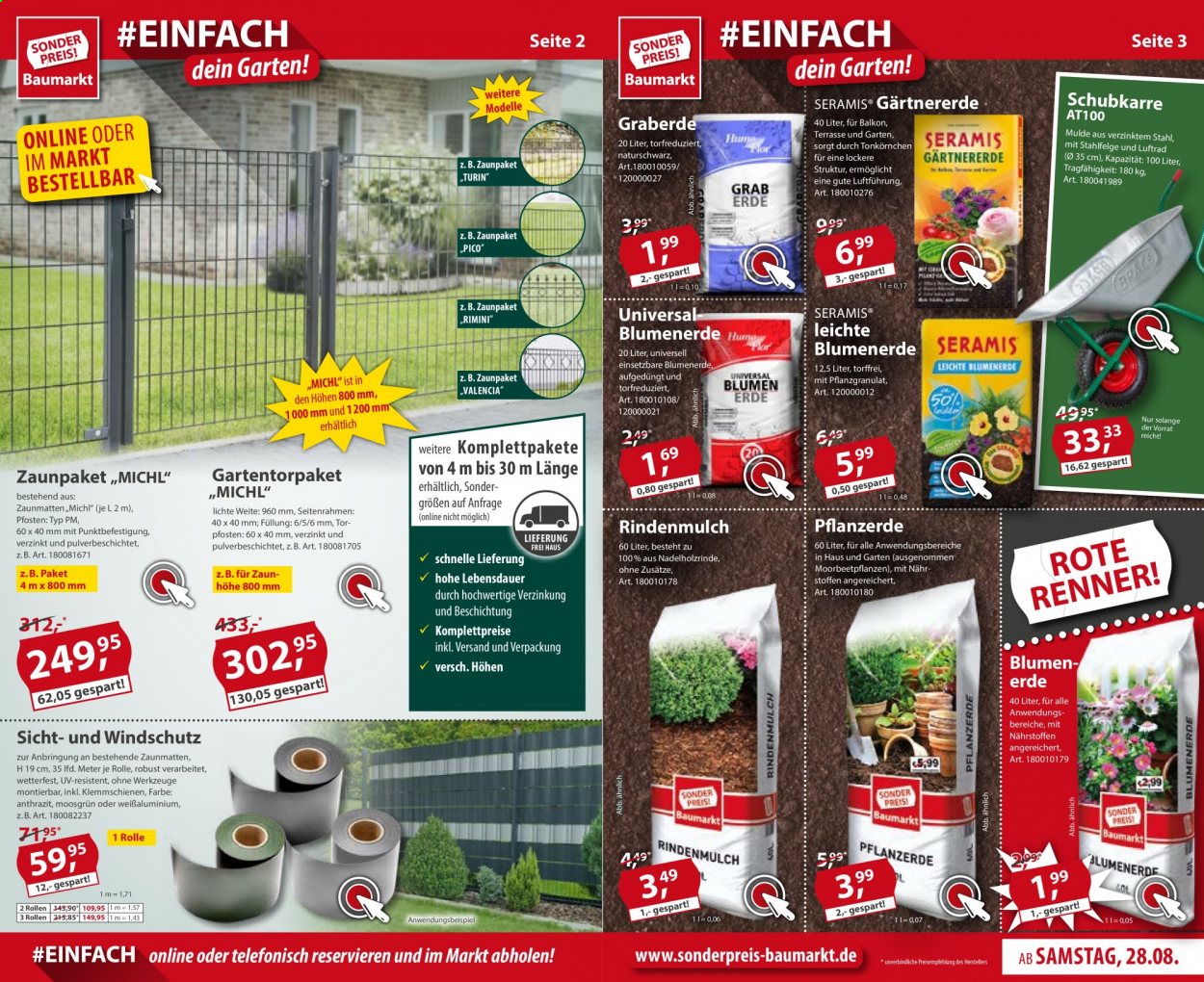 Sonderpreis-Baumarkt Prospekte  - 28.08.2021 - 3.09.2021. Seite 2