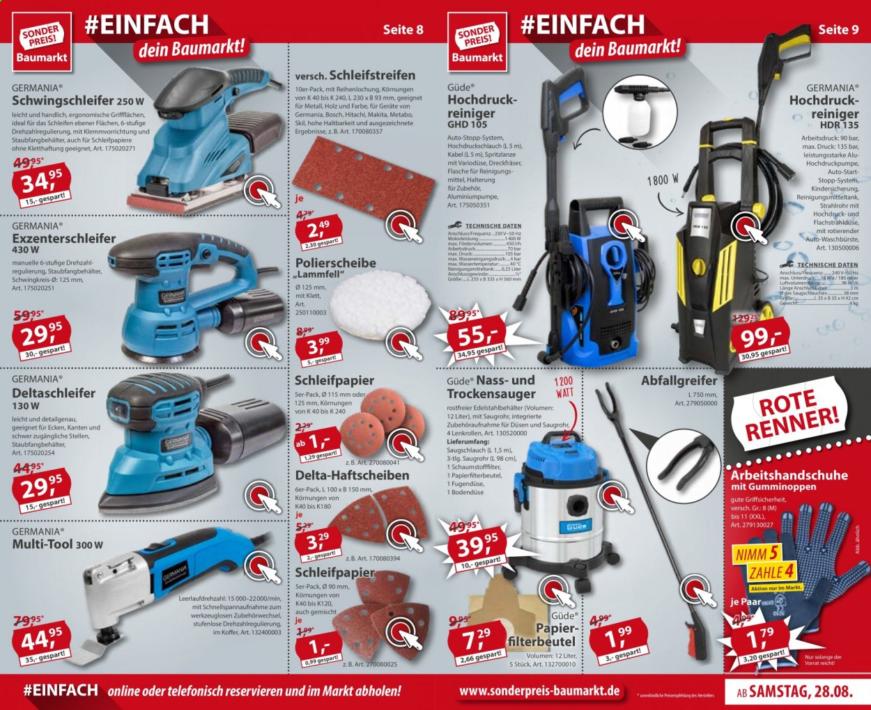 Sonderpreis-Baumarkt Prospekte  - 28.08.2021 - 3.09.2021. Seite 5