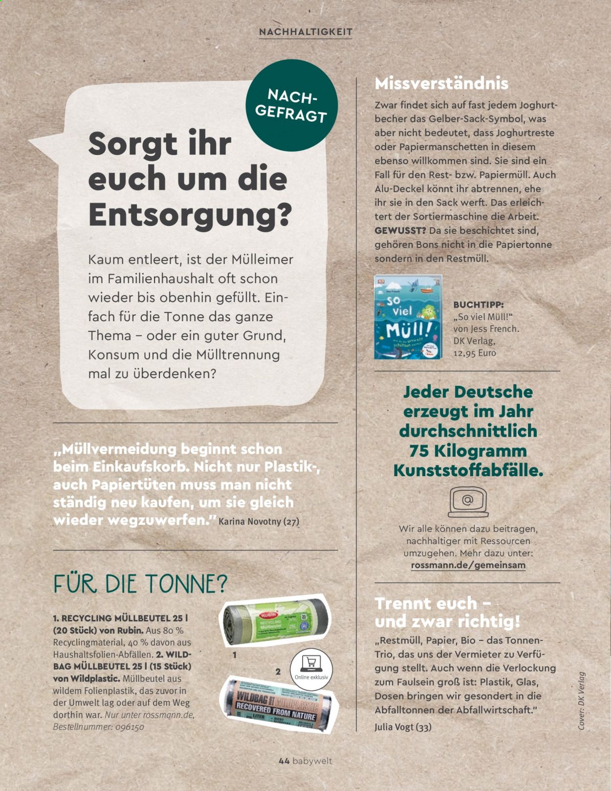 Rossmann Prospekte  - 1.08.2021 - 31.08.2021. Seite 44