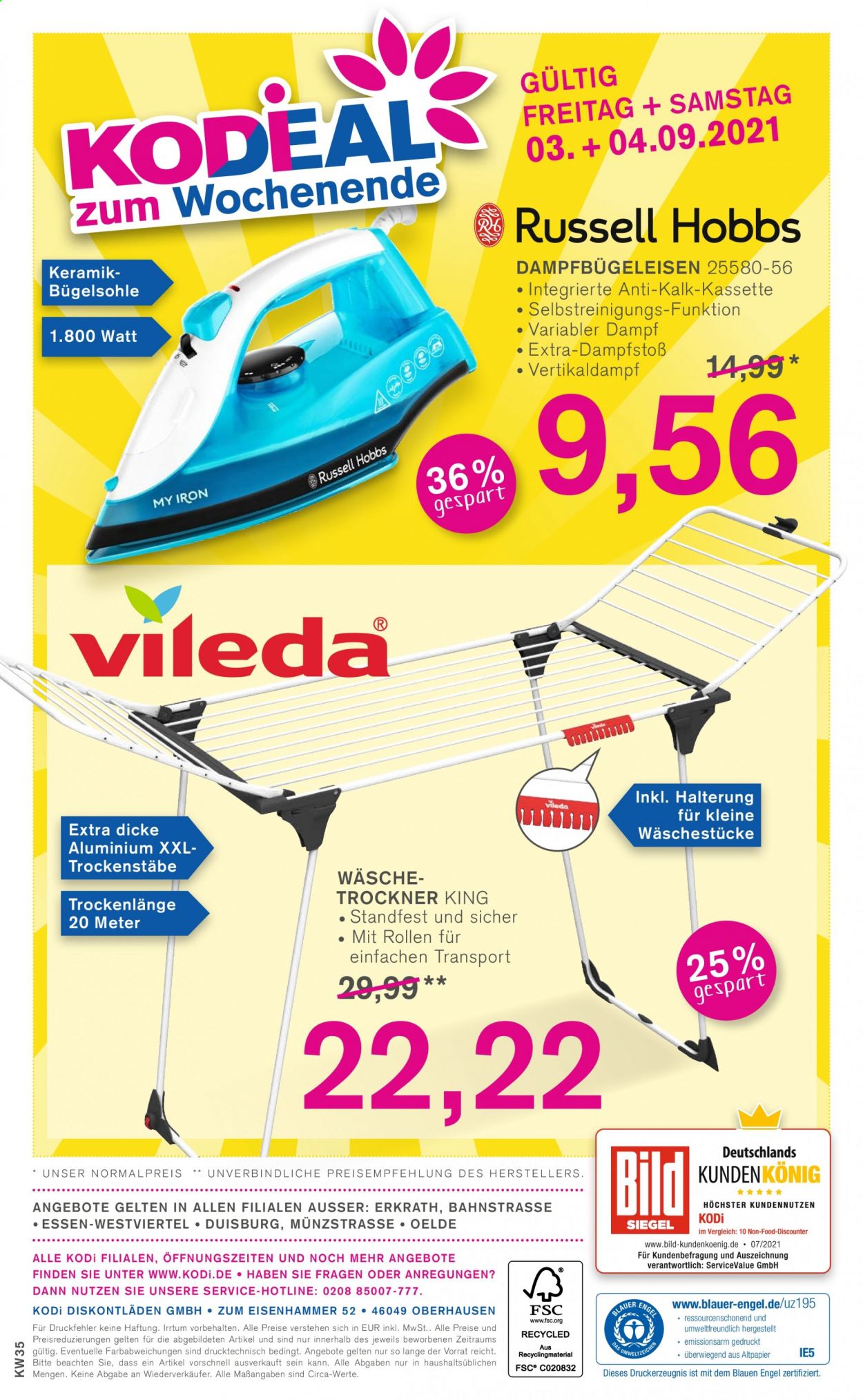 KODi Prospekte  - 30.08.2021 - 4.09.2021. Seite 12