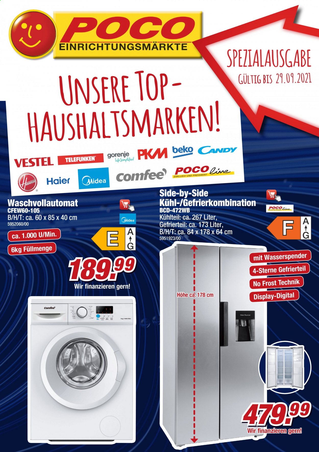 Poco Prospekte  - 29.05.2021 - 29.09.2021. Seite 1