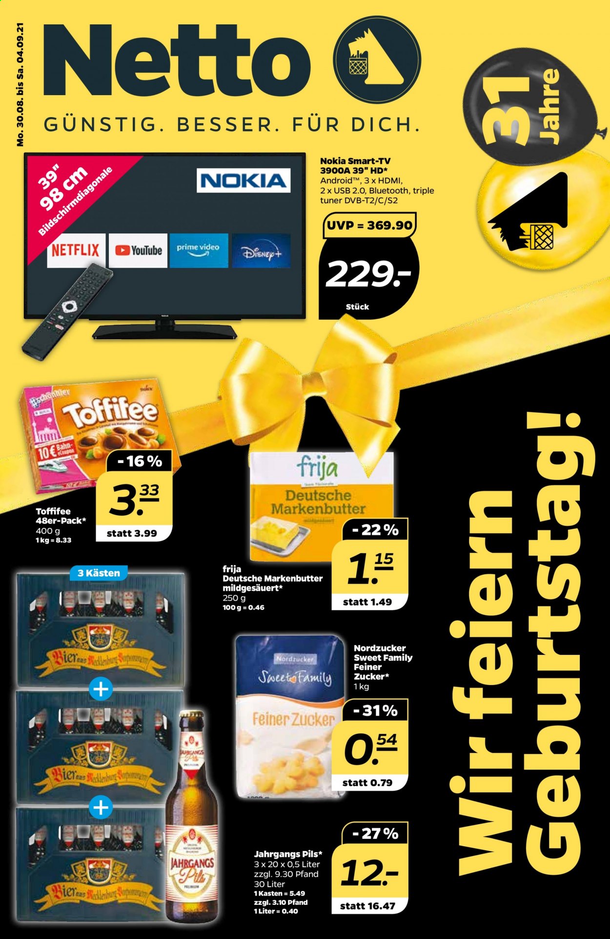Netto Prospekte  - 30.08.2021 - 4.09.2021. Seite 1