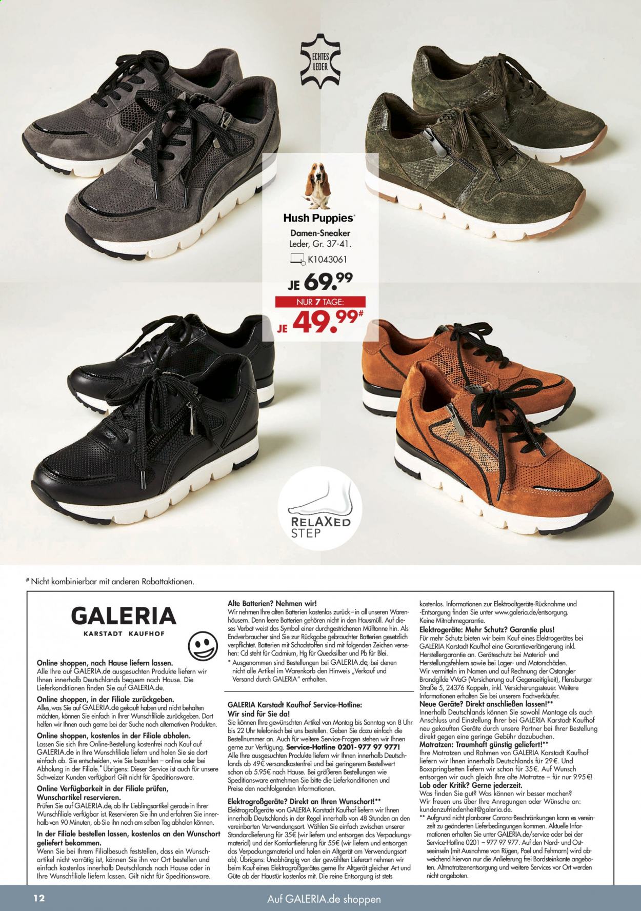 GALERIA Karstadt Kaufhof Prospekte  - 25.08.2021 - 31.08.2021. Seite 12