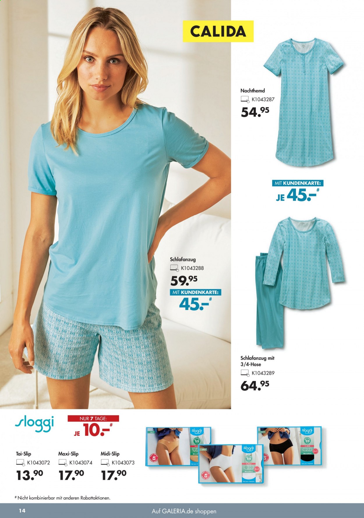 GALERIA Karstadt Kaufhof Prospekte  - 25.08.2021 - 31.08.2021. Seite 14