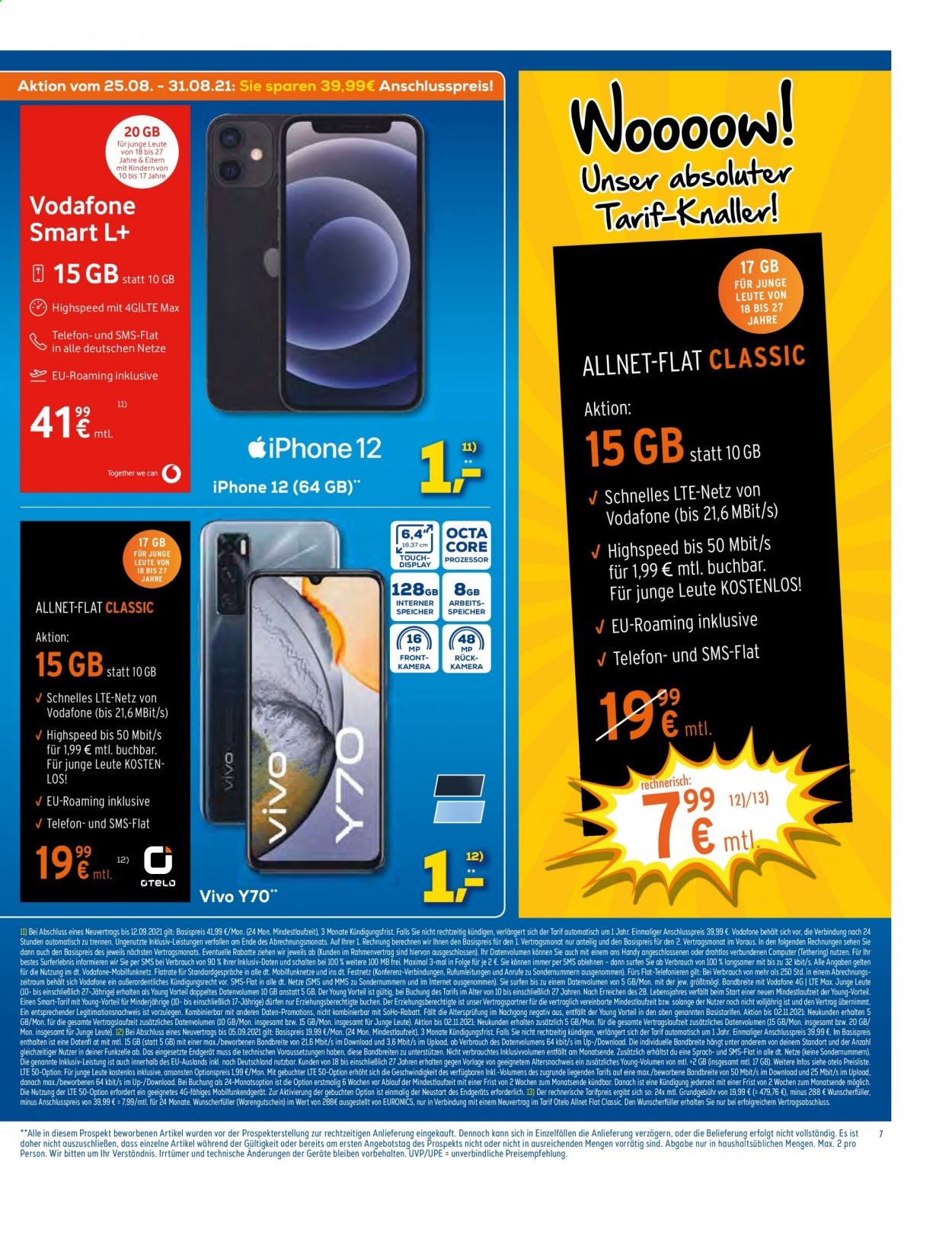 Euronics Prospekte  - 25.08.2021 - 31.08.2021. Seite 7