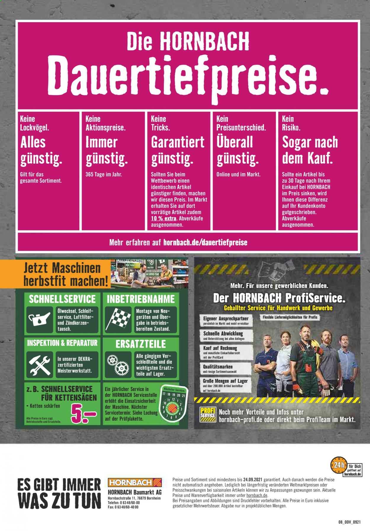 Hornbach Prospekte  - 26.08.2021 - 24.09.2021. Seite 8