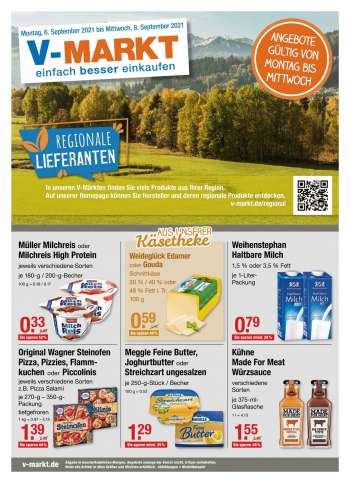 Prospekte V-Markt - 6.9.2021 - 8.9.2021.