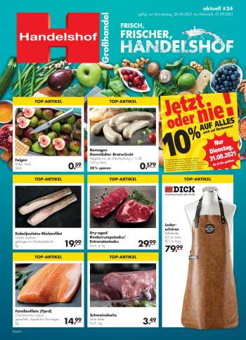 Prospekte Handelshof - 26.8.2021 - 1.9.2021.