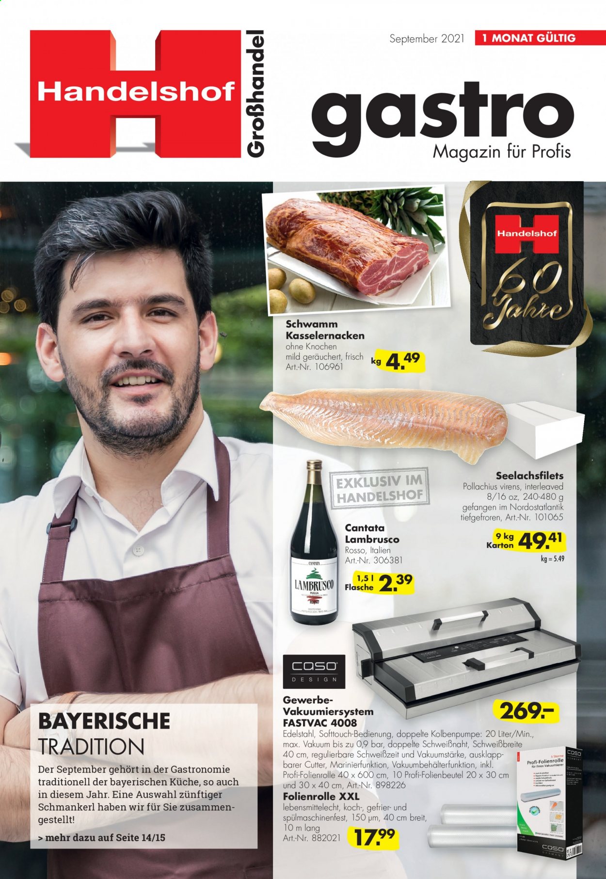 Handelshof Prospekte  - 1.09.2021 - 30.09.2021. Seite 1