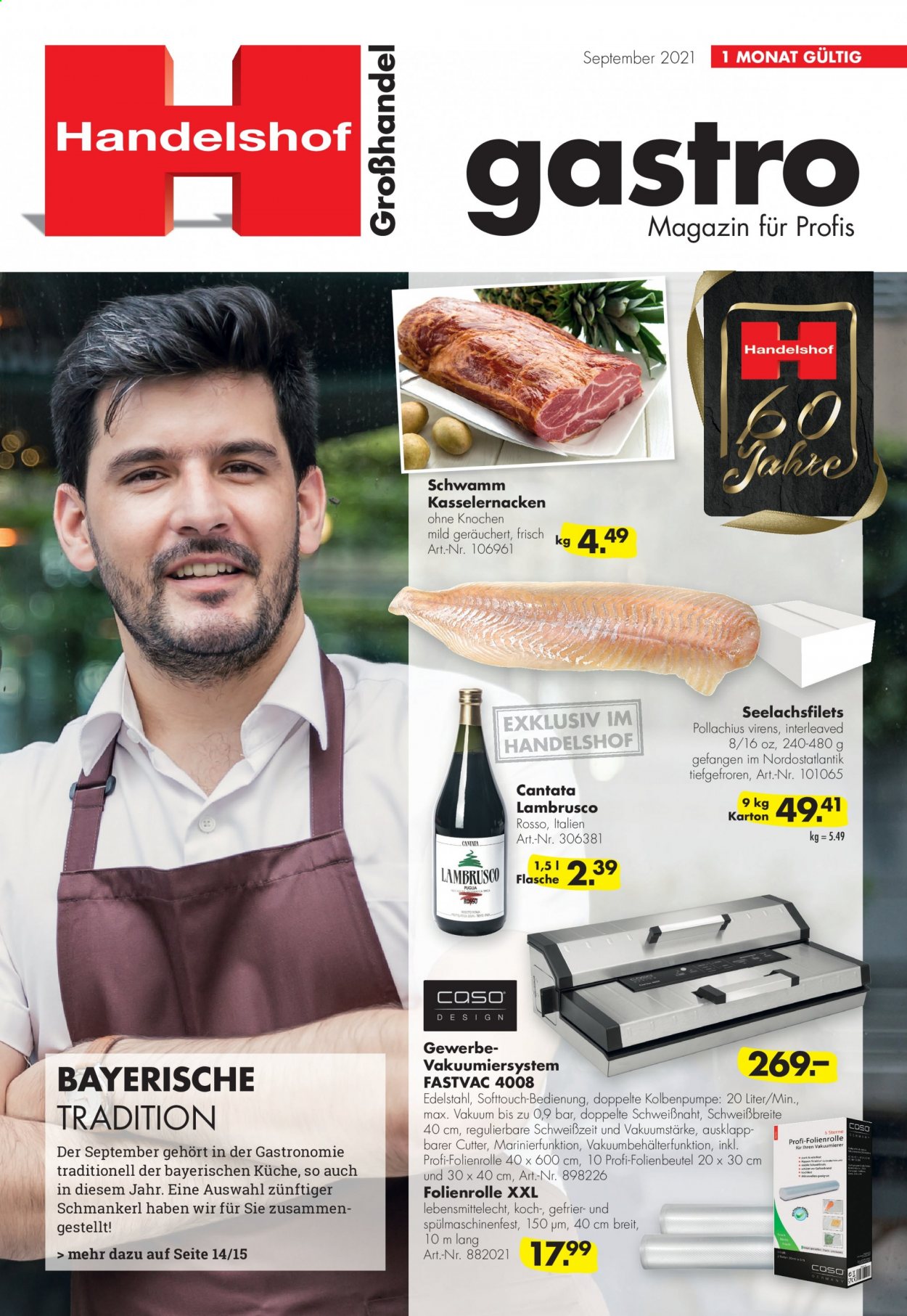 thumbnail - Prospekte Handelshof - 1.09.2021 - 30.09.2021 - Produkte in Aktion - Küchen. Seite 1.