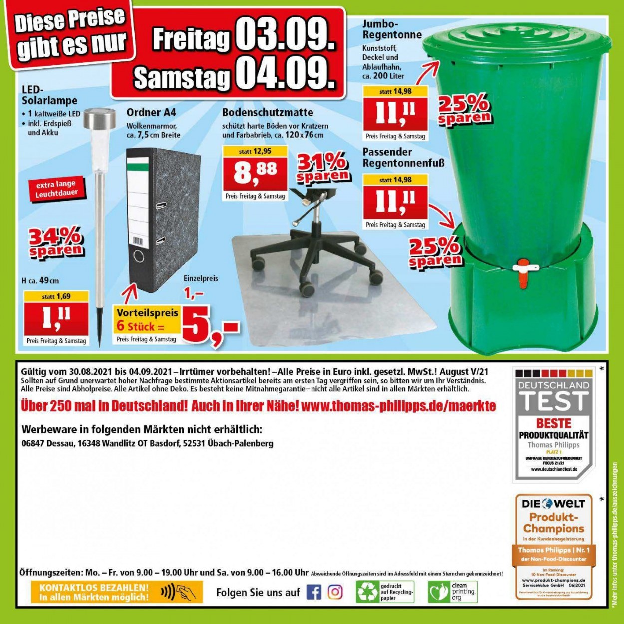 Thomas Philipps Prospekte  - 30.08.2021 - 4.09.2021. Seite 24