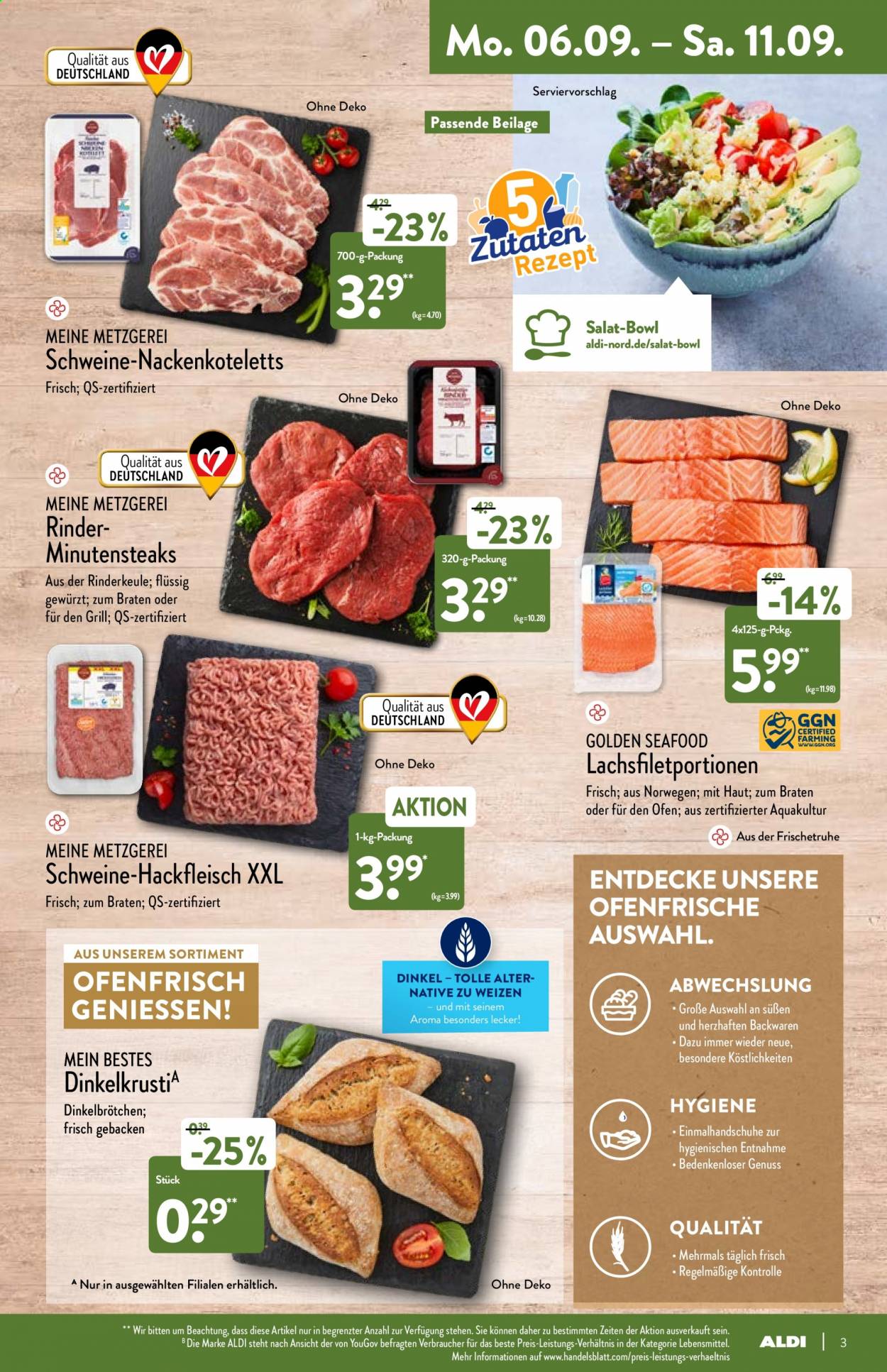 ALDI Nord Prospekte  - 6.09.2021 - 11.09.2021. Seite 3
