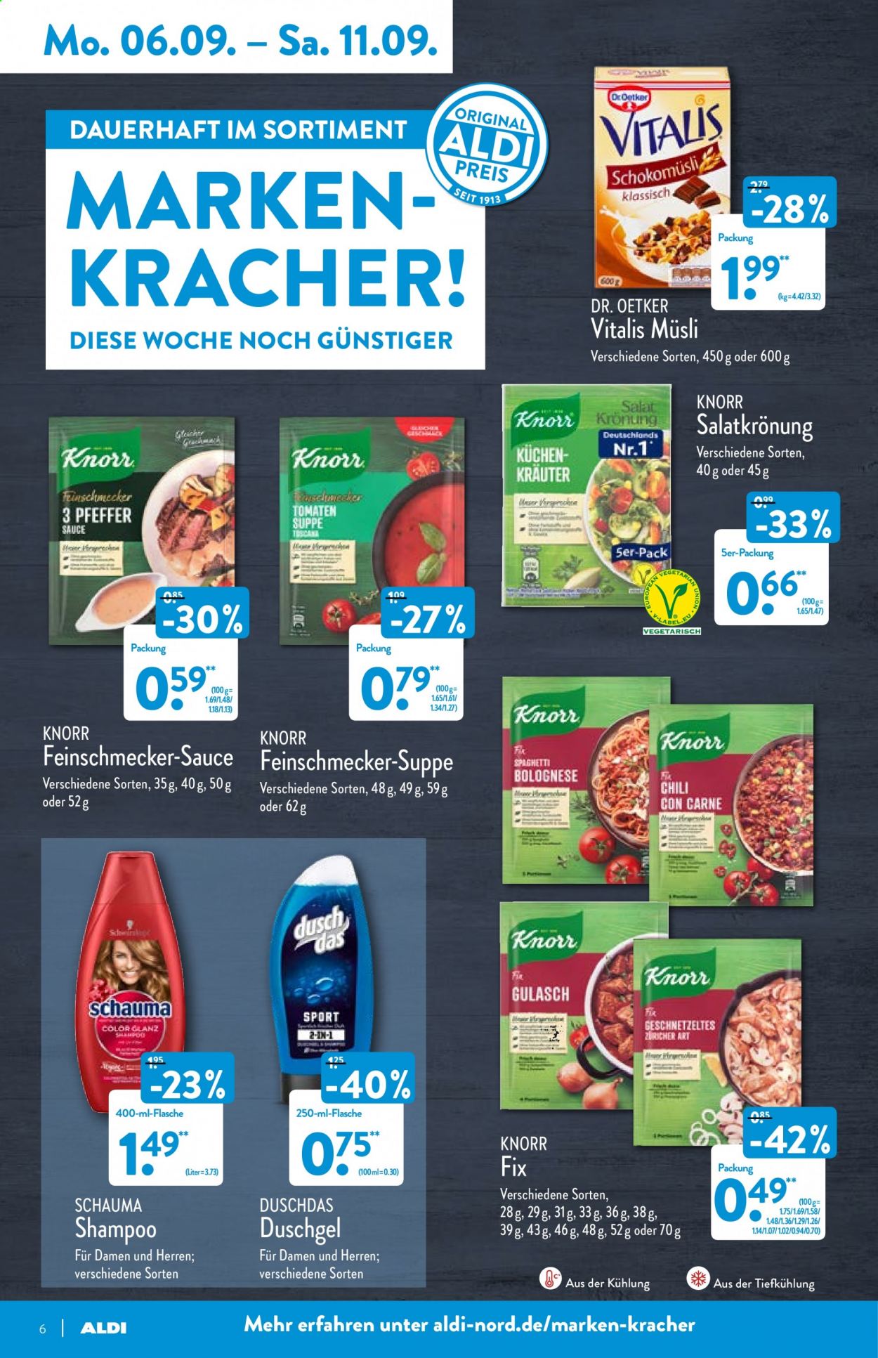 ALDI Nord Prospekte  - 6.09.2021 - 11.09.2021. Seite 6