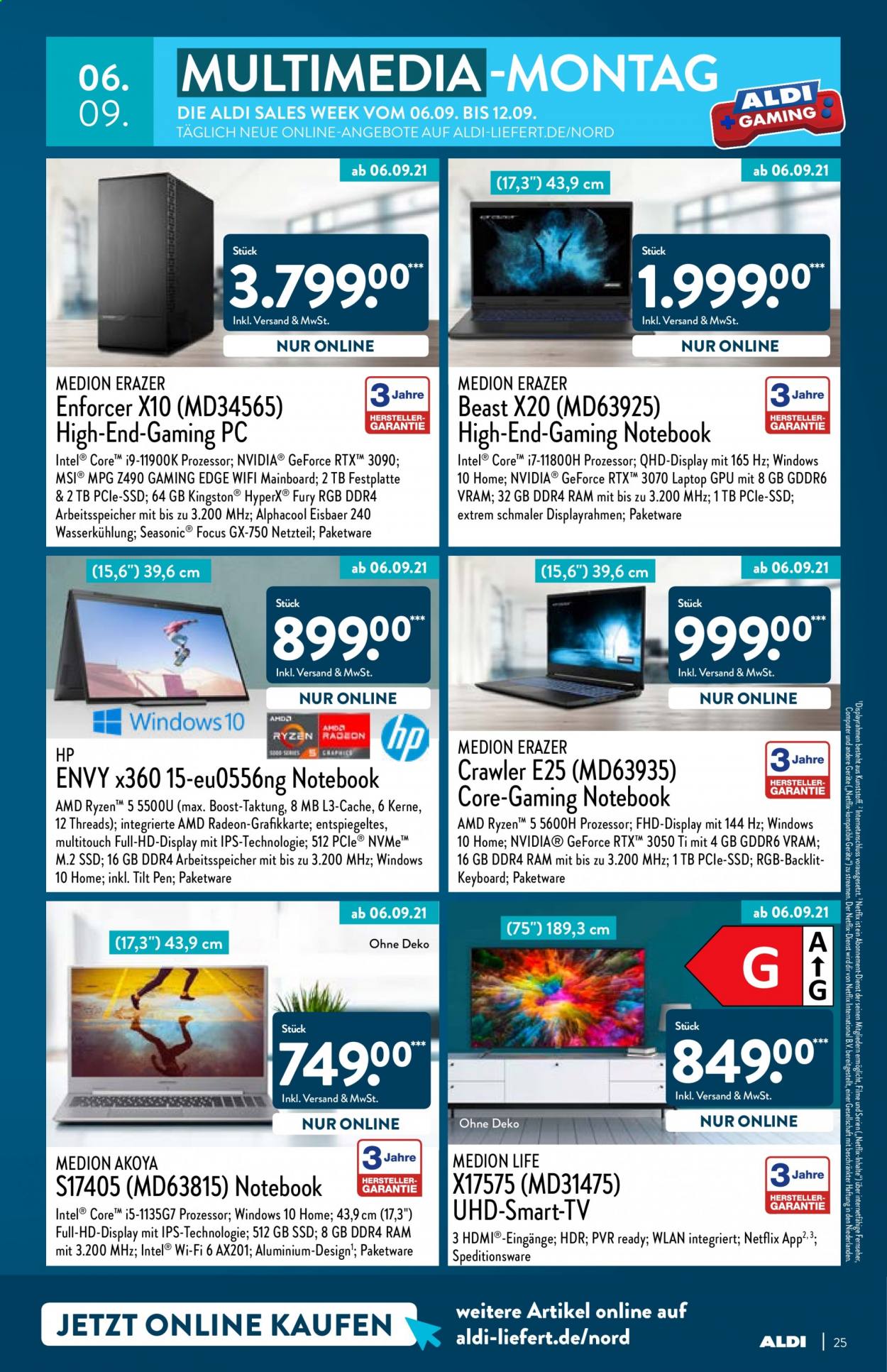 ALDI Nord Prospekte  - 6.09.2021 - 11.09.2021. Seite 25