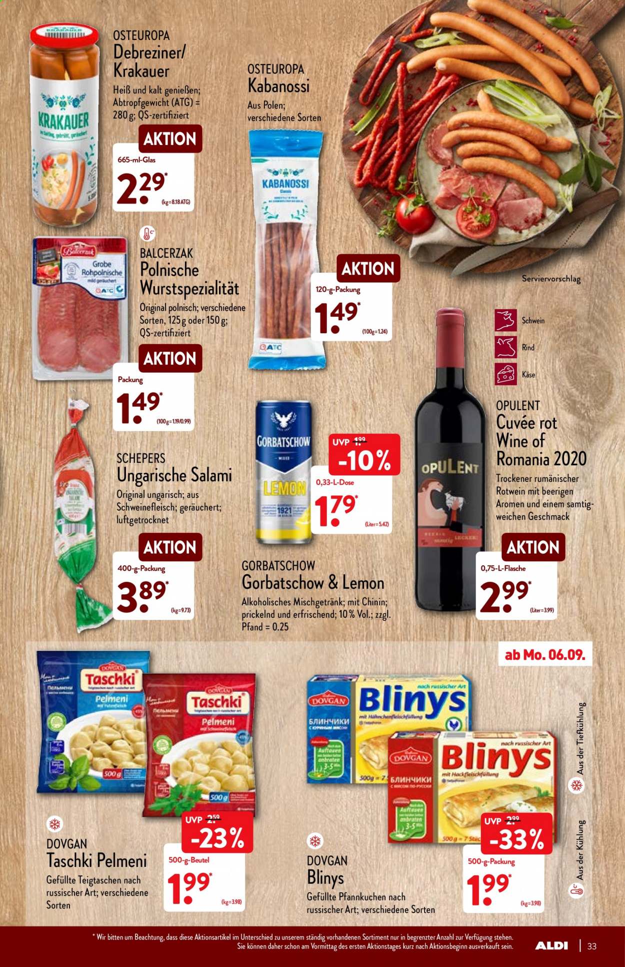 ALDI Nord Prospekte  - 6.09.2021 - 11.09.2021. Seite 33