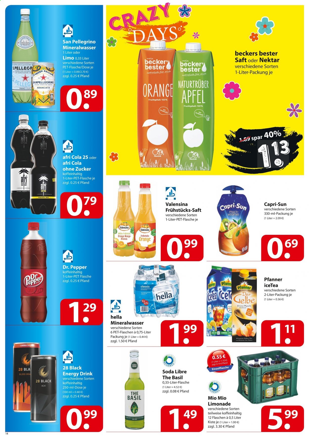 famila Prospekte  - 30.08.2021 - 4.09.2021. Seite 14
