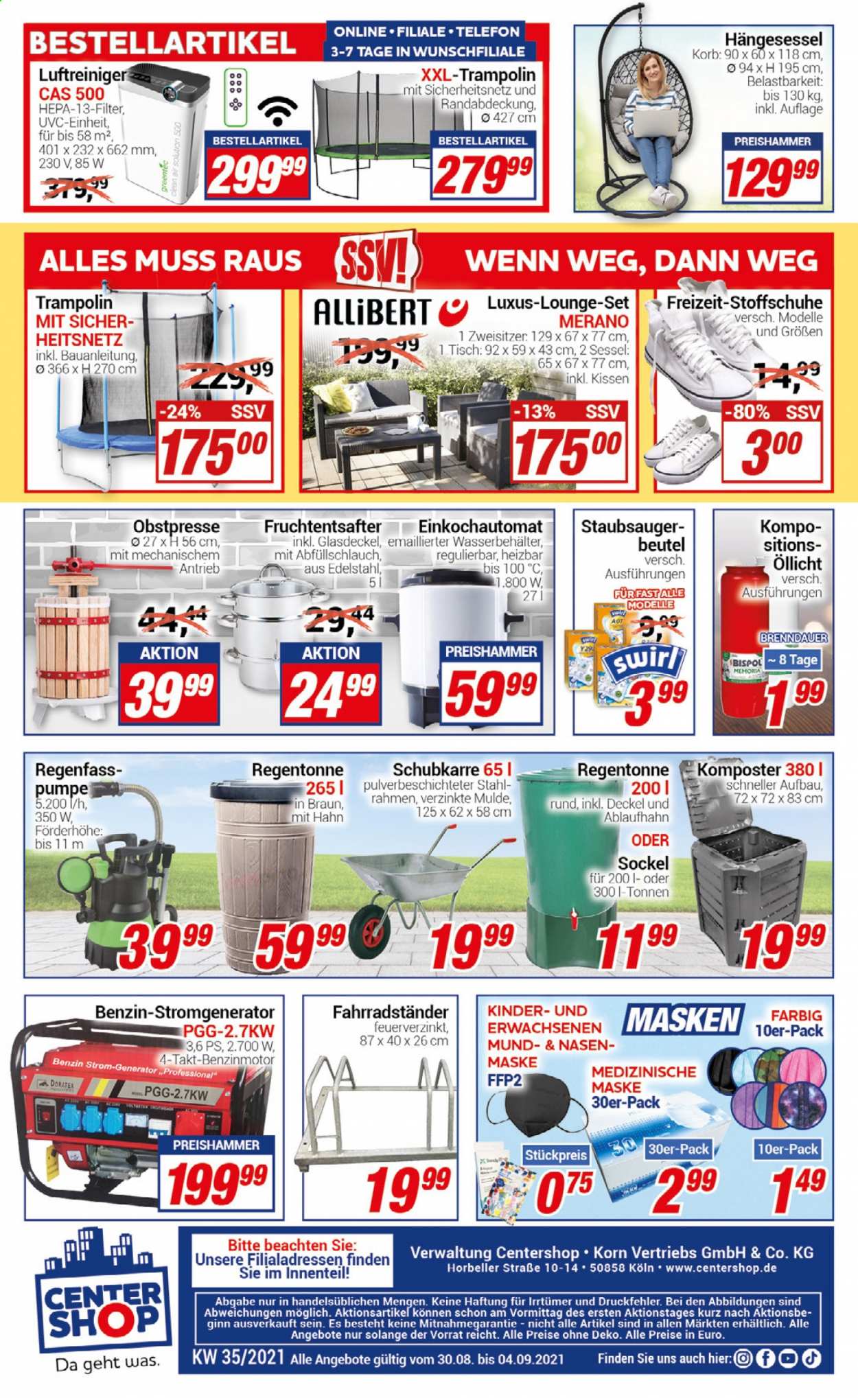 CENTERSHOP Prospekte  - 30.08.2021 - 4.09.2021. Seite 20
