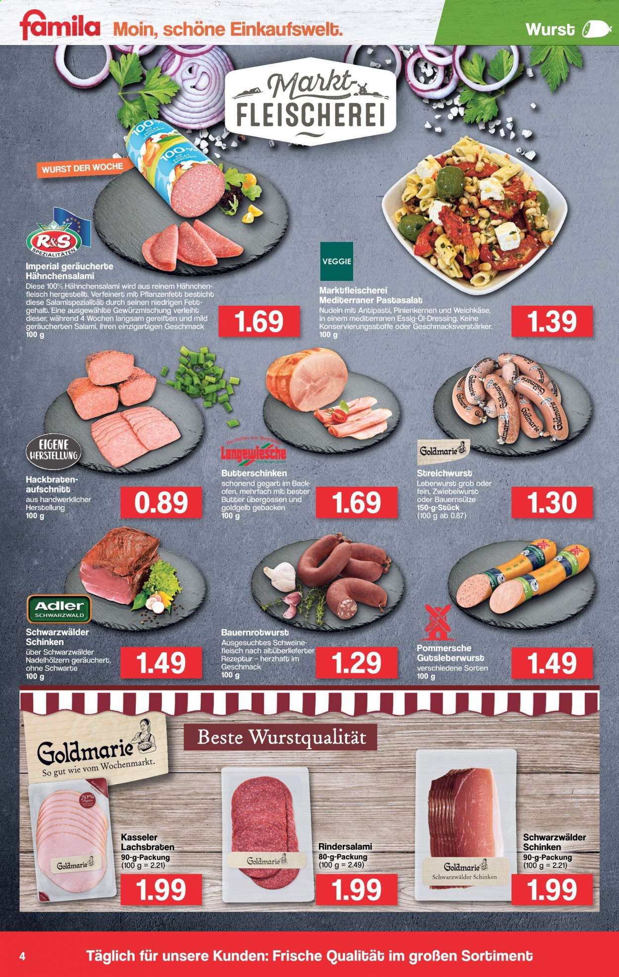 famila Prospekte  - 30.08.2021 - 4.09.2021. Seite 4