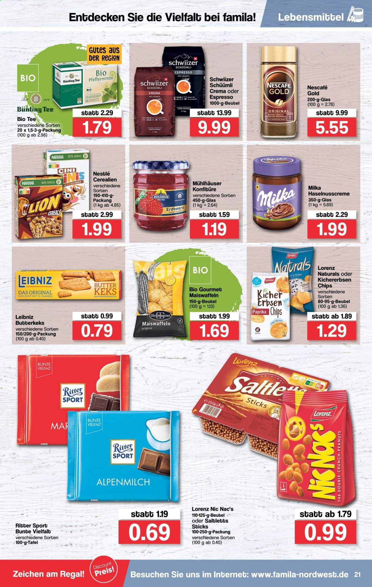 famila Prospekte  - 30.08.2021 - 4.09.2021. Seite 21