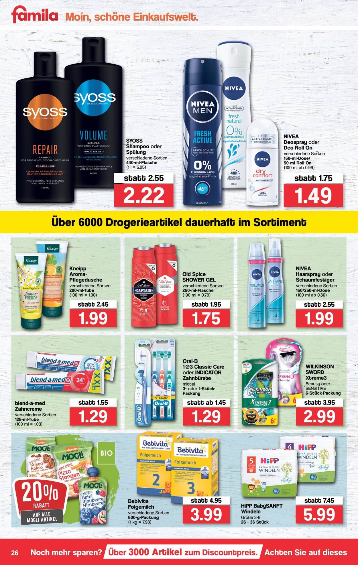 famila Prospekte  - 30.08.2021 - 4.09.2021. Seite 26