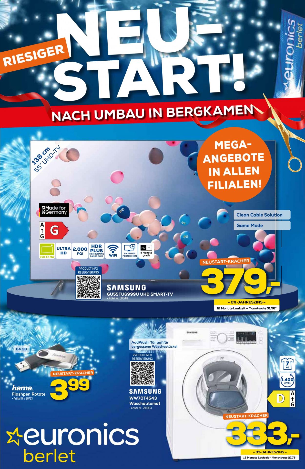 Euronics Prospekte  - 29.08.2021 - 5.09.2021. Seite 1