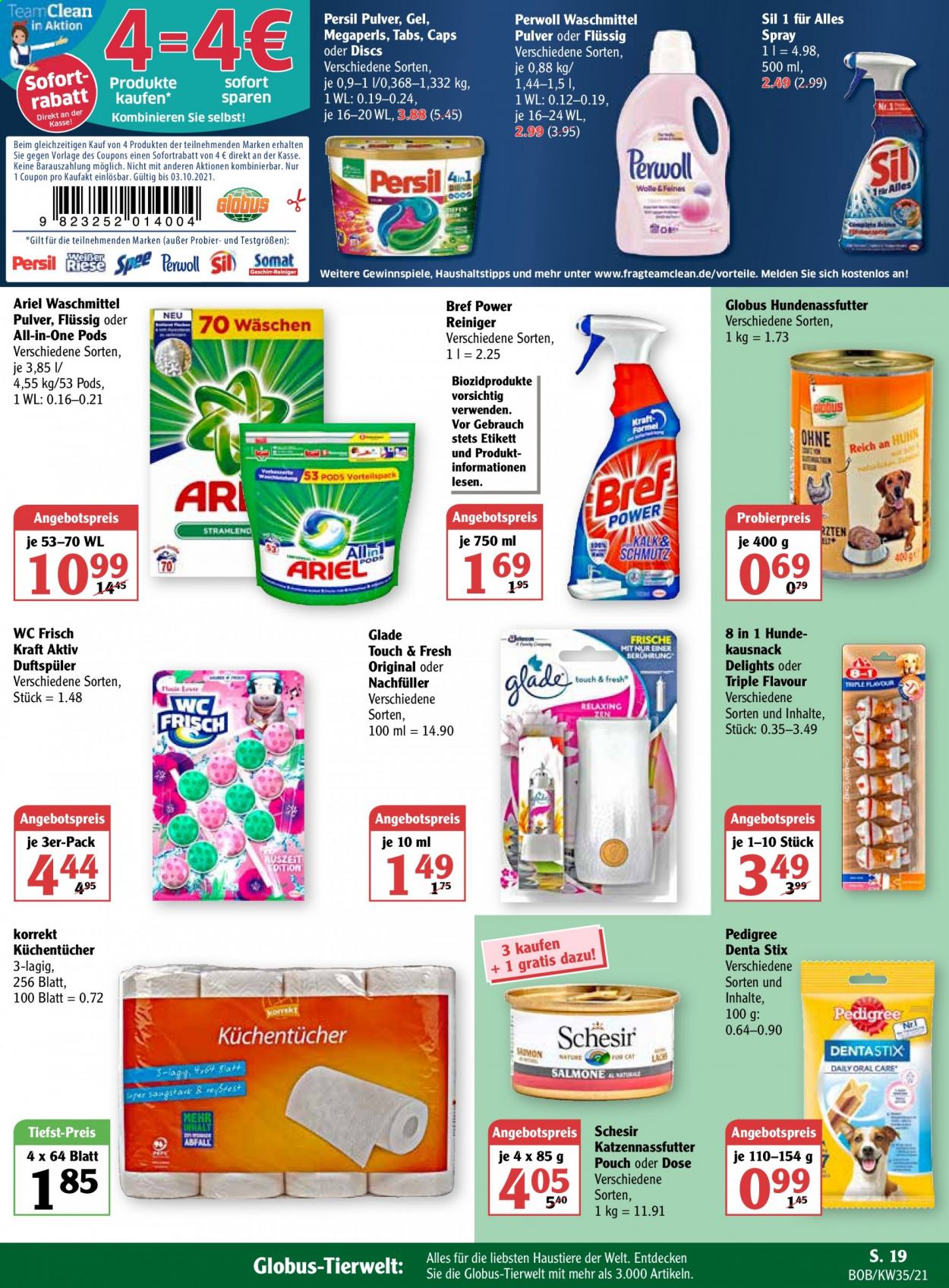 Globus Prospekte  - 30.08.2021 - 4.09.2021. Seite 23