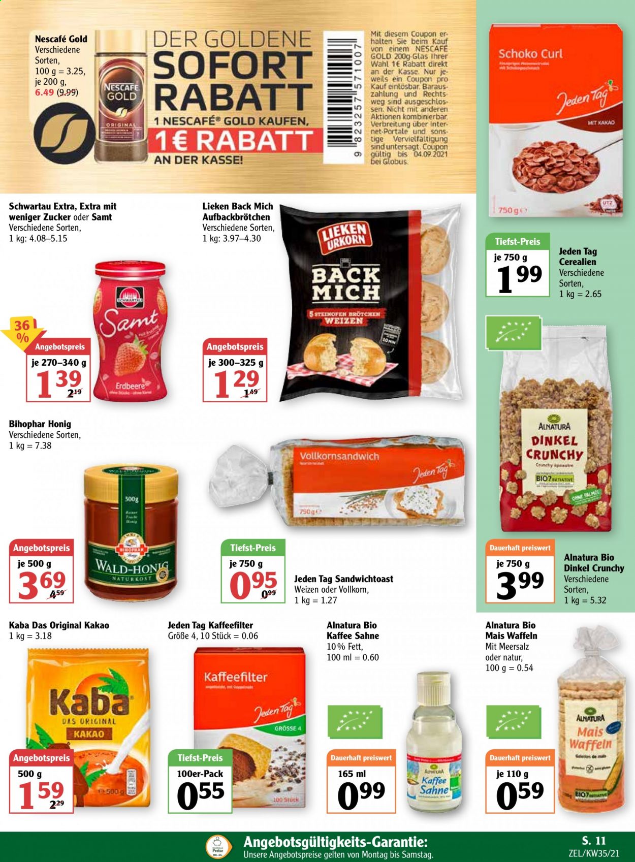 Globus Prospekte  - 30.08.2021 - 4.09.2021. Seite 13